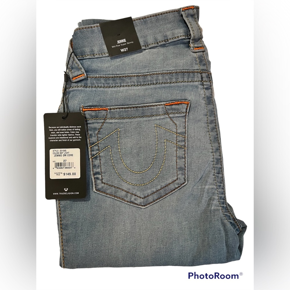 True Religion - JENNIE MID RISE CURVY SKINNY JEAN